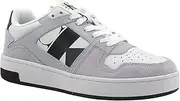 [Calvin Klein Jeans] Basketball Cupsole Trainers, 0k6 Light White Oyster Mushroom Purple, 36 EU, 0k6 Light White Oyster Mushroom Purple, 6 AU