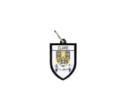 keychain key chain ring flag national souvenir shield clare
