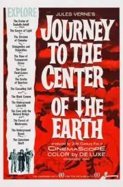 Journey To The Center Of The Earth poster Pat Boone Arlene Dah- 1959 Old Photo