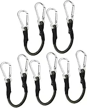 CORHAD 5Pcs Elastic Bungee Cords for Tent Fixing and Luggage Lightweight Straps for Outdoor Camping for Securing Items Suitable for Bicycles and More