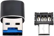 NFHK USB 3.0 to Micro SD SDXC TF Card Reader with Micro USB 5pin OTG Adapter for Tablet/Cell Phone