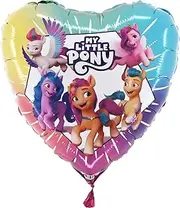 Toyland® 18 Inch Heart Shaped My Little Pony Character Foil Balloon - Kids Party Decorations