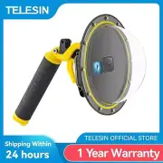 TELESIN 6'' Dome Port 30M Waterproof Case Housing Gopro Hero 5 6 7 8 9 10 11 12