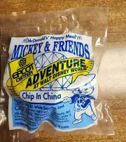 McDonalds Happy Meal 1993 Mickey & Friends Epcot - Chip In China - Sealed