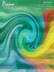 Piano Extravaganza Solo Book BOOK 3 8 late Intermediate Pieces BRAND NEW ON SALE