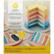 Easy Layers 5-Piece Layer Cake Pan Set, 6-Inch