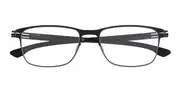 Ic! Berlin IC5005 Dennis N. Black Men's Glasses Black Size 53 - Private Health Rebate - Blue Light Block Available