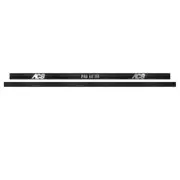 ACS - PRO - ROTOR decal - BLACK on chrome - Old school bmx