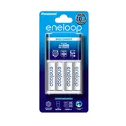 Panasonic Eneloop Charger & 4 x AA Batteries