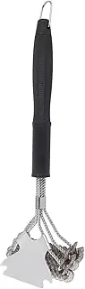 Grill Brush BBQ Grill Brush Grill Cleaning Brush Barbecue Supply Ergonomic Sturdy Handle High Quality Steel Wire Durable Wear Resistant Easy to Carry Suitable for Outdoor Grills