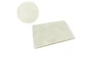 Damask Jacquard Polyester Tablecloth 180cm Round Leaf Cream