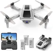 Mini Drone with Camera 1080P HD - RC Quadcopter for Kids Adults Beginner, 3 Modu