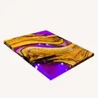 Purple Epoxy Resin Console Table Custom Made Office Meeting Furniture & Decors