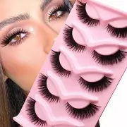 Cat Eye Lashes Natural Look Fox False Eyelashes Gorgeous Wispy Faux Mink
