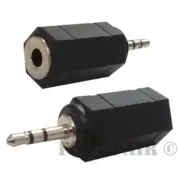 3.5mm (1/8") Mono Female Jack to 2.5mm Stereo Male Plug Audio Converter Adapter