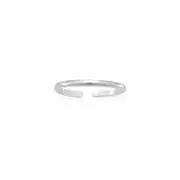 Sterling Silver Thin Band Toe Ring