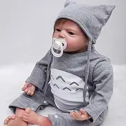 Reborn Doll 22 Inch 55 cm Lifelike Baby Dolls Reborn Baby Boy Soft Silicone Vinyl Realistic Reborn Dolls Newborn Baby Dolls for Ages 3+ Toys Gifts