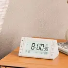 Stylish and Practical Bedside Alarm Clock with Triple Alarm Snooze Night Light