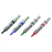 Pentel Maxiflo Bullet Tip Whiteboard Marker 12pcs - Black
