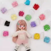 2 Mini Doll Barrette 2cm Hair Clip Blythe Pullip Rainbow High Barbie BJD Doll