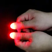 2 Pcs Magic Thumbs Light Toys for Adult Magic Trick Props Light Flashing Fingers