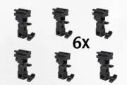 6X From Bracket Umbrella Holder Flash Hot Shoe Mount Adapter Light Stand