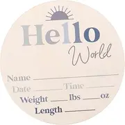 CRILSTYLEO Baby Milestone Cards Monthly Milestone Markers Floral Designs Elegant Nursery Decor for Baby's Growth Records
