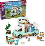 LEGO Friends Friendship Camper Van Adventure Building Toy Set for 7+ Year Old Girls & Boys, Vehicle Playset with 3 Character Mini-Dolls and an Animal Figure, Kids' Role-Play Toys 42663