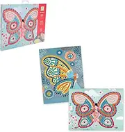 Djeco DJ08898 Butterflies Mosaic Sticker Craft Set