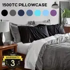 1500TC Ultra Soft Pillow Case Cover Set King Queen Standard European Pillowcases