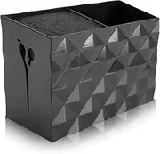 Professional Salon Scissors Box for Stylist Scissors Rack Holder Case. Hairdressing Combs Clips Storage Box (Black)