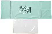 Pastoral Style Microwave Oven Dustproof Cover Dust Cover with Pockets, A