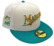 Florida Marlins New Era 59FIFTY Fitted Hat 93 Inaugural Season Side Patch 7 1/2
