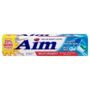 Aim Cavity Protection Gel Toothpaste, Ultra Mint 5.5 Oz 033200000938VL