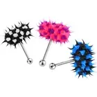 Vibrating Tongue Ring Stud Barbell Stainless Steel Body Piercing Jewelry HG5