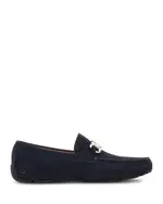 Ferragamo Men's Parigi New Gancini Bit Suede Drivers