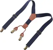 [Eigell] Boys Suspender Elastic Shoulder Straps Strong Metal Clips for Wedding Costume