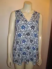 Blue Piper Jersey Tunic by Mud Pie, Size Medium (8-10), NWT