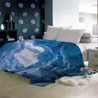 Alkali Face Blue Enchantress 3D Warm Plush Fleece Blanket Picnic Sofa Couch