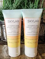 2X SKYLAR Hydrating Body Lotion with Hyaluronic Acid Capri 1 oz Each *SEALED*