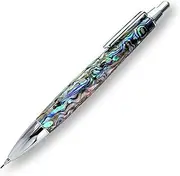 [LACHIEVA LUX] Abalone Shell Mechanical Pencil 0.7mm, Luxury Mechanical Pencil, Durable Professional Medium Point Pencil for Drawing and Sketching with 12 x 0.7mm Lead Refills