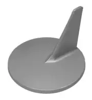 MARTYR CM46399Z Mercury Short Trim Tab Zinc Anode