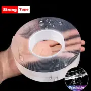 Nano Double-Sided Tape Adhesive Transparent Tape Strong Washable Multipurpose AU