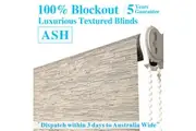 LUXURY WOOD TEXTURED BLOCKOUT Roller Blinds 60cm~210cm (W) x 210cm (D) 2 Colours