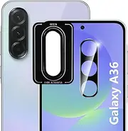 Suttkue for Samsung Galaxy A36 Camera Lens Protector,[Anti-Scratch][Easy to Install],High Definition,Anti Fingerprint,Tempered Glass film For A36 only