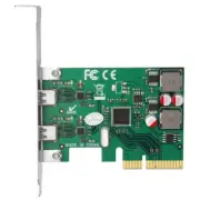 PCI-E Extender Riser 2 Port USB 3.1 Riser Card PCIE Adapter for Desktop Computer