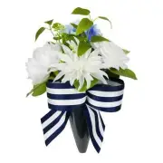 Small Blue & White Remembrance Cone by Ashland®