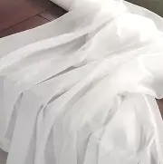 100 Yards 60" White Chiffon Sheer Draping Fabric Wedding Party Decoration Event