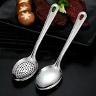 Perforated Colander Spoon 304 Stainless Steel Food Scoop Serving Spoon Hotel