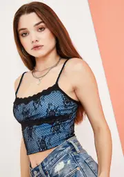 [Current Mood] Accidental Icon Floral Overlay Cami